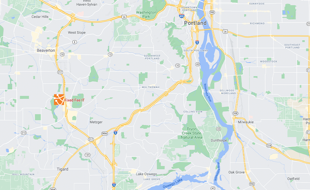 Fixed Fee IT Google Map Portland